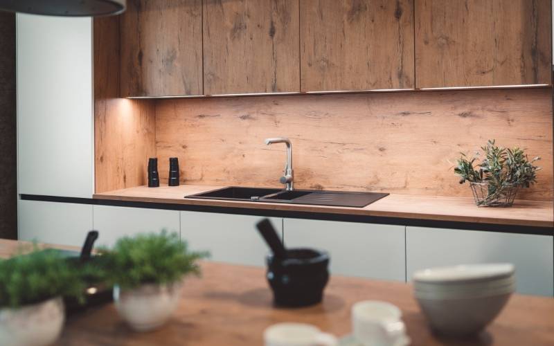 Zenity Design Luxembourg cuisine en bois comptoir